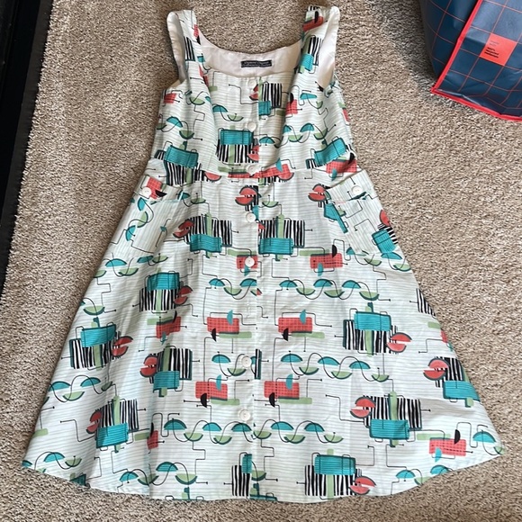 Raymond Chapman contemporary couture flared dress Palm Springs style - Picture 9 of 15